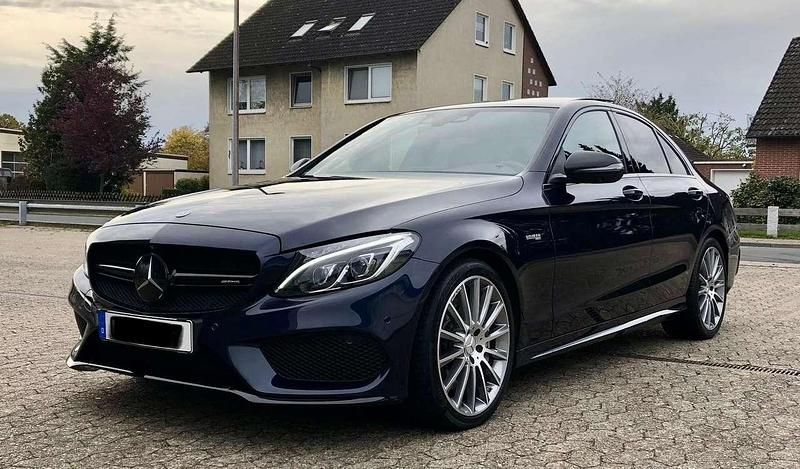 Blau Gebraucht 2018 Mercedes C450 AMG AMG Limousine | 35.000 € (Etwas zu teuer) - Bild 1/4