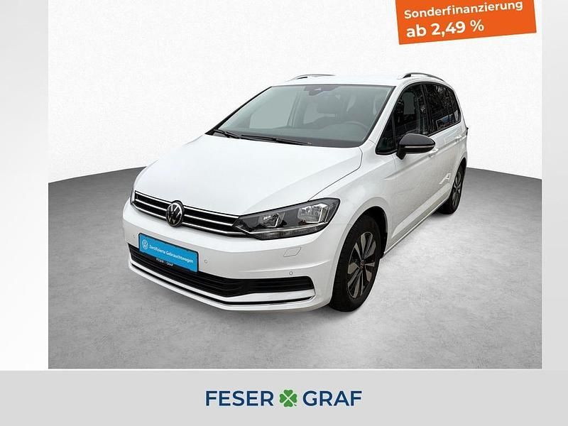 Pure white Gebraucht 2025 VW Touran Goal Van / Kleinbus | 29.390 € (Superpreis) - Bild 1/4