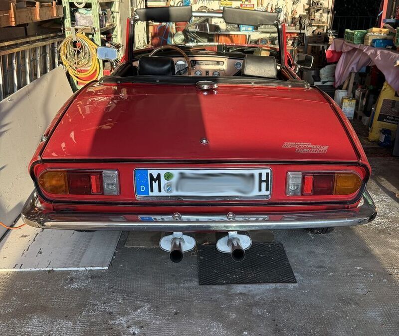 Usata Triumph Spitfire 69 CV (50 kW) 1981 Rosso Cabrio
