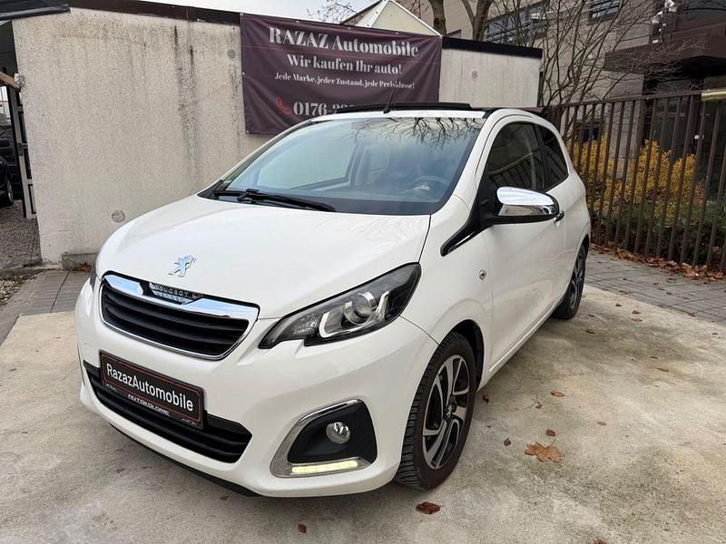 Weiß Gebraucht 2015 Peugeot 108 Kleinwagen | 5.990 € (Fairer Preis) - Bild 1/4