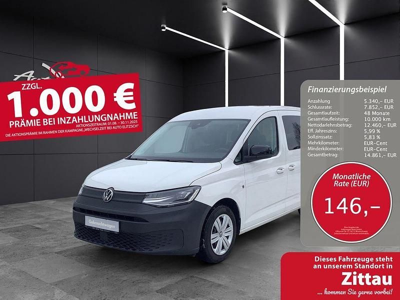 Weiß Gebraucht 2021 VW Caddy Van / Kleinbus | 17.800 € (Superpreis) - Bild 1/3