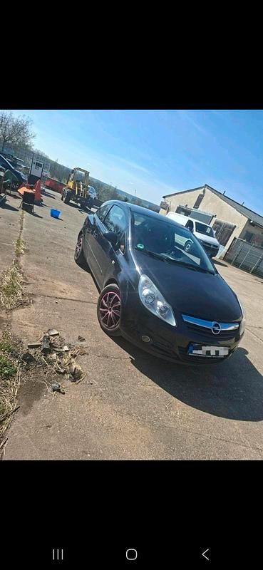 Gebraucht Opel Corsa 80 PS (58 kW) 2007 Schwarz Kleinwagen