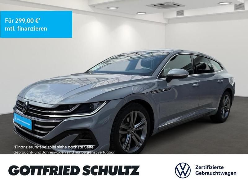 Mondsteingrau Gebraucht 2023 VW Arteon R-line Kombi | 30.950 € - Bild 1/3