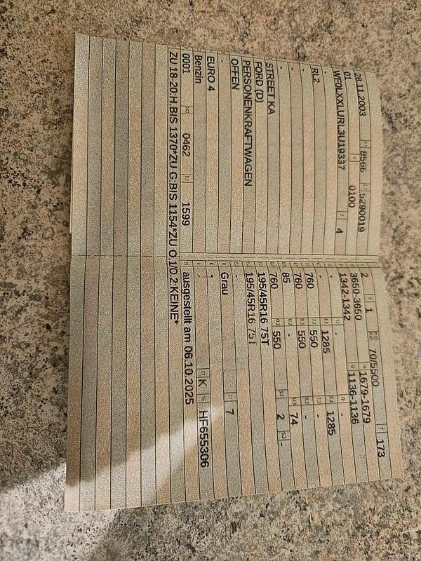 Gebraucht Ford StreetKa 95 PS (69 kW) 2003 Silber Cabrio