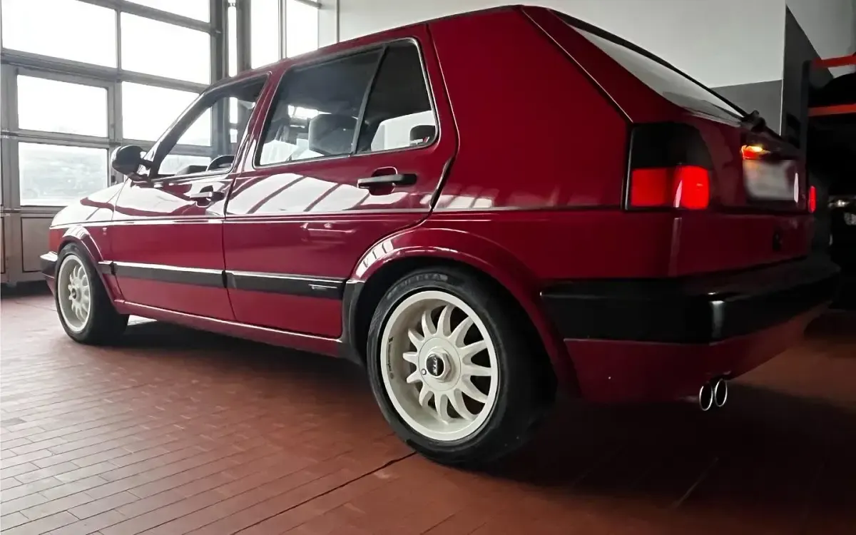 Brugt VW Golf II 58 HK (42 kW) 1990 Rød Hatchback