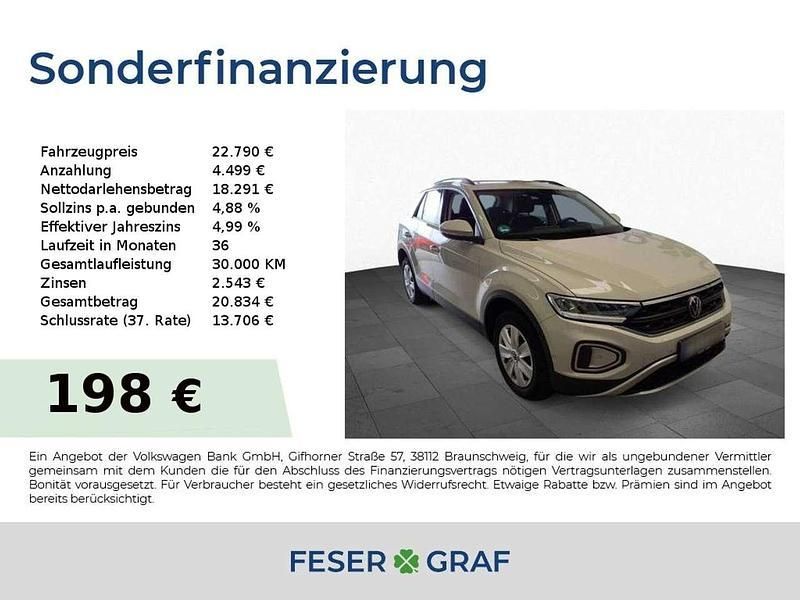 Ascotgrau Gebraucht 2022 VW T-Roc Life SUV | 22.790 € (Superpreis) - Bild 1/1