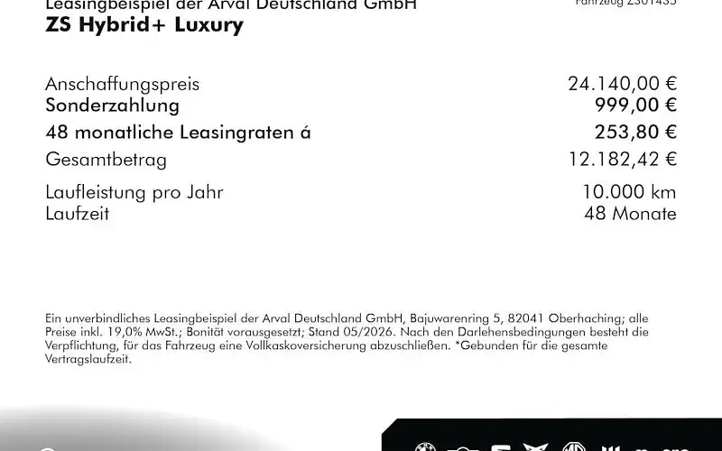 Gebraucht MG ZS Luxury 197 PS (144 kW) 2026 Rot SUV