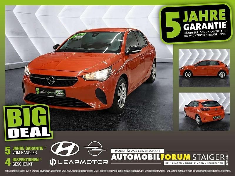 Power orange/dynamik orange Gebraucht 2021 Opel Corsa Edition Kleinwagen | 10.990 € (Fairer Preis) - Bild 1/4
