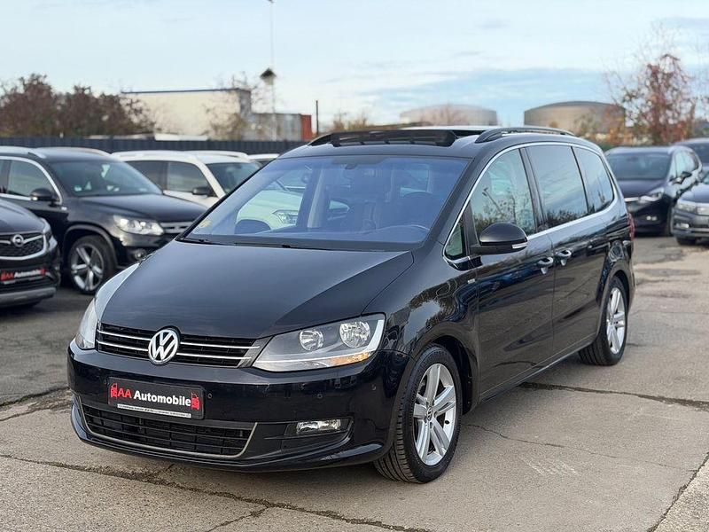 Schwarz Gebraucht 2012 VW Sharan Match Van / Kleinbus | 8.999 € (Superpreis) - Bild 1/4