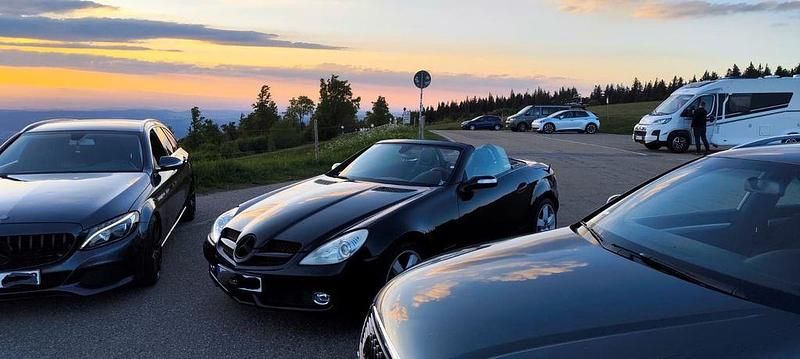 Gebraucht Mercedes SLK200 163 PS (119 kW) 2004 Schwarz Cabrio