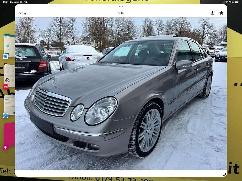Silber Gebraucht 2005 Mercedes E350 Sport Edition Limousine | 8.900 € - Bild 1/2