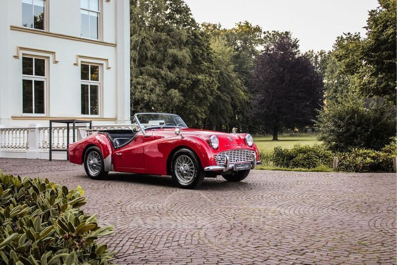 Rot Gebraucht 1958 Triumph TR3 Cabrio | 30.950 € - Bild 1/4