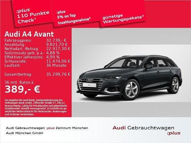 Manhattangrau metallic Gebraucht 2024 Audi A4 Advanced Plus Kombi | 32.739 € (Guter Preis) - Bild 1/1