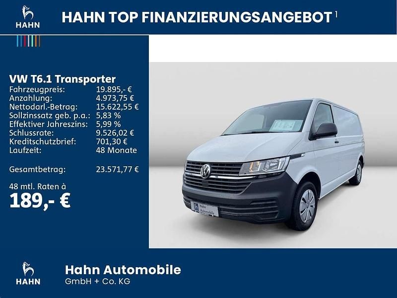 Gebraucht VW Transporter 110 PS (80 kW) 2021 Candyweiß Van