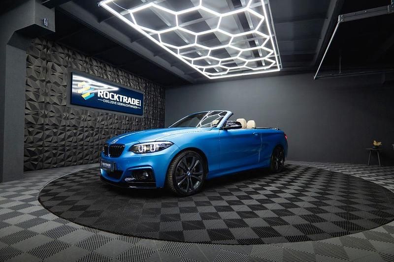 Second-hand BMW 230 Performance 252 CP (185 kW) 2018 Albastru Cabrio