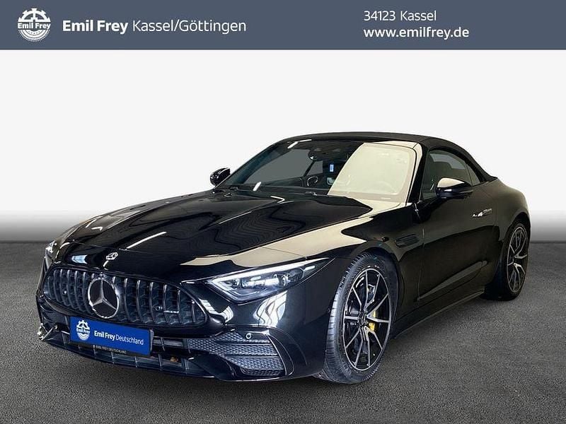 Schwarz Gebraucht 2023 Mercedes SL43 AMG AMG Cabrio | 85.910 € (Fairer Preis) - Bild 1/4