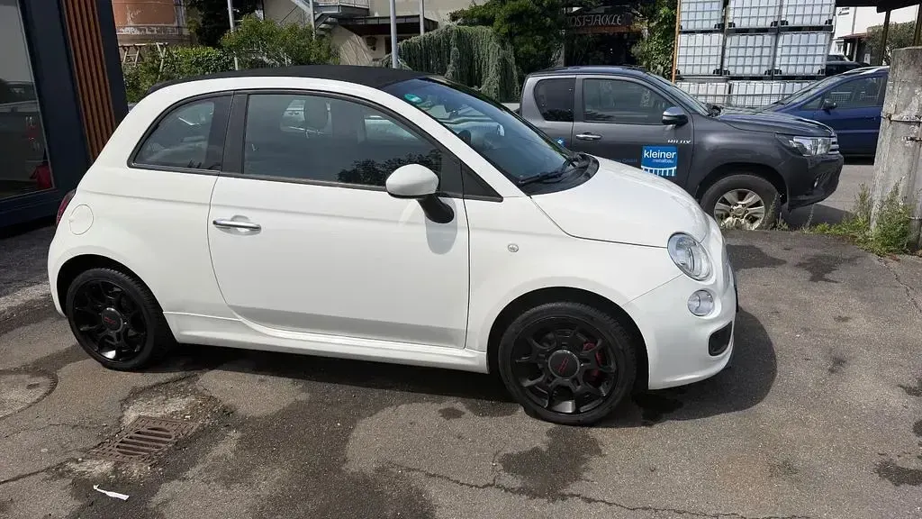 Usata Fiat 500S S 105 CV (77 kW) 2014 Bianco Cabrio