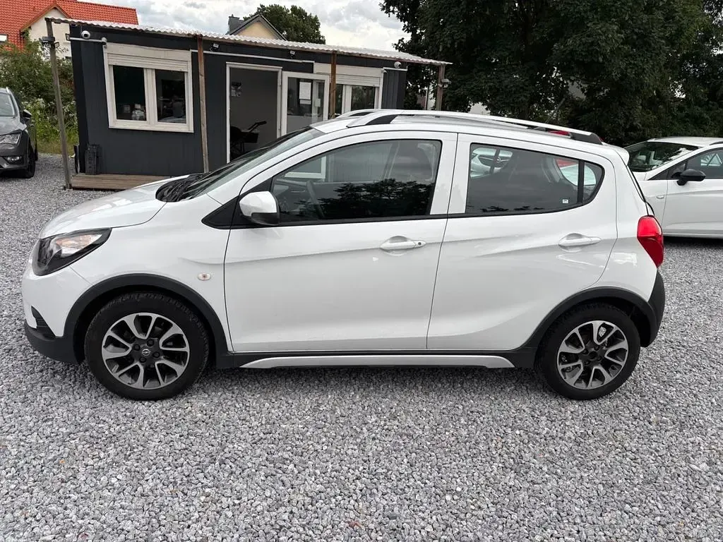 Gebraucht Opel Karl Rocks 75 PS (55 kW) 2018 Schneeweiss/olympic/summit whi Kleinwagen