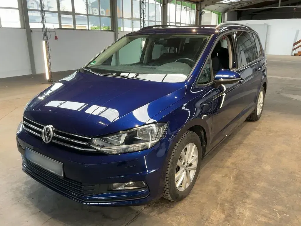 Gebraucht VW Touran Comfortline 110 PS (80 kW) 2015 Blau Van / Kleinbus