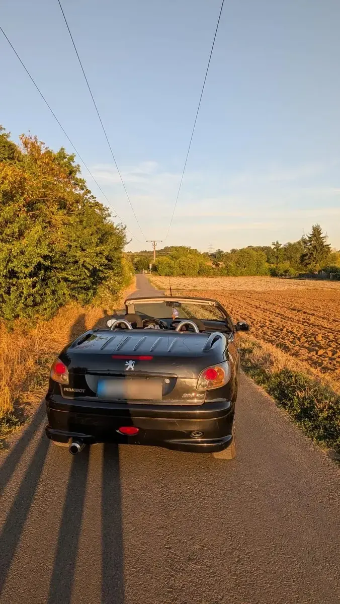 Gebraucht Peugeot 206 CC 109 PS (80 kW) 2003 Schwarz Cabrio