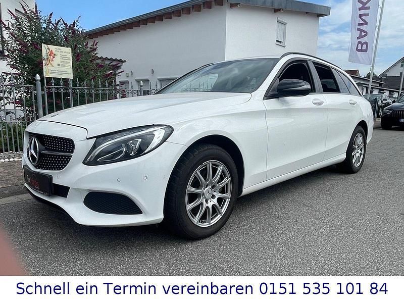 Polarweiss unilack Gebraucht 2016 Mercedes C200 Kombi | 13.700 € (Fairer Preis) - Bild 1/4
