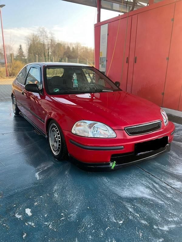 Gebraucht Honda Civic 95 PS (69 kW) 1996 Rot Kleinwagen