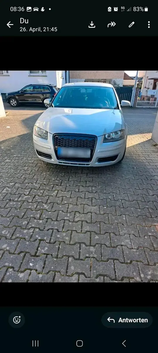 Gebraucht Audi A3 105 PS (77 kW) 2008 Silber Kleinwagen