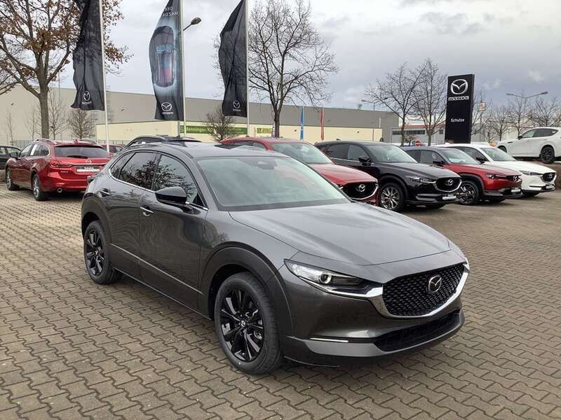 Machine gray Neu 2025 Mazda CX-30 Homura-Line SUV | 31.620 € - Bild 1/4