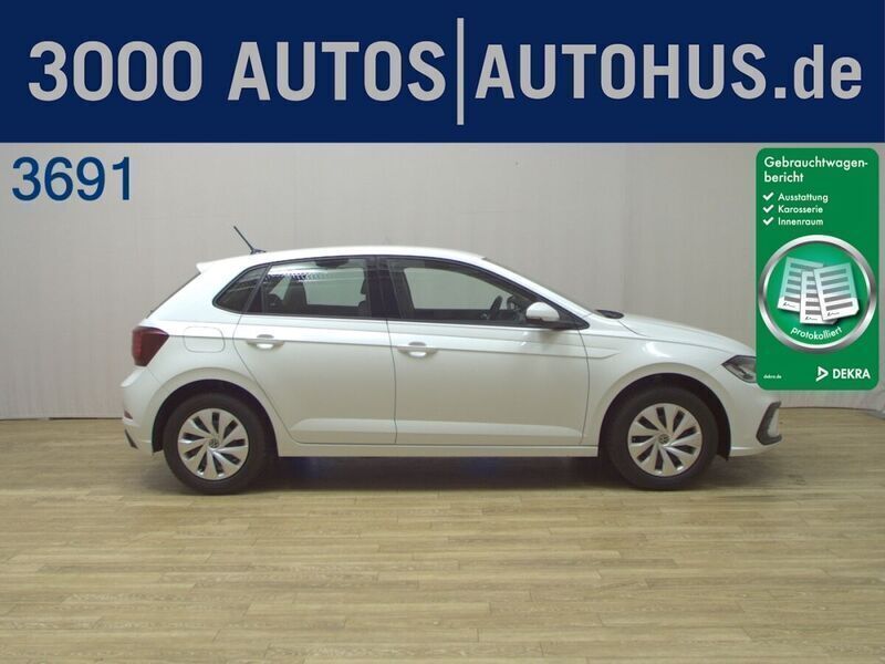 Weiß Gebraucht 2022 VW Polo Life Kleinwagen | 15.480 € (Superpreis) - Bild 1/4