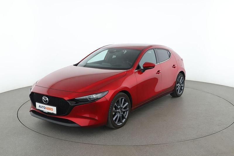 Rot Gebraucht 2021 Mazda 3 Selection Limousine | 22.350 € (Fairer Preis) - Bild 1/3