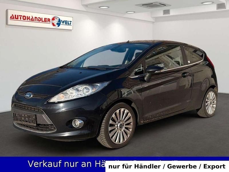 Schwarz Gebraucht 2009 Ford Fiesta Titanium Limousine | 3.299 € (Superpreis) - Bild 1/3