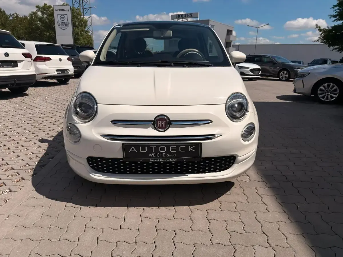 Gebraucht Fiat 500 Lounge 69 PS (50 kW) 2019 Weiß Limousine