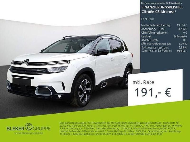 Weiß Gebraucht 2022 Citroën C5 Aircross Feel SUV | 16.480 € - Bild 1/3