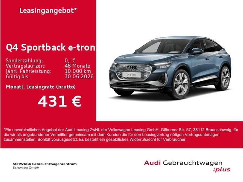 Gebraucht Audi Q4 e-tron 210 kW (286 PS) 2025 Geysirblau metallic SUV