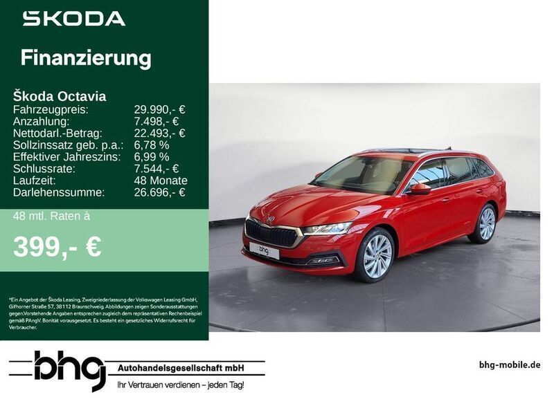 Rot Gebraucht 2022 Skoda Octavia Style Kombi | 29.990 € (Superpreis) - Bild 1/4