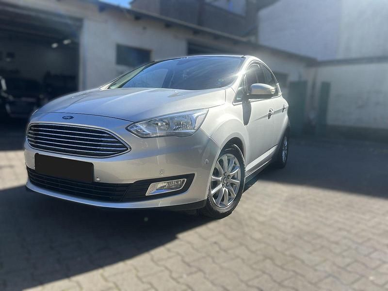 Silber Gebraucht 2018 Ford C-MAX Titanium Van / Kleinbus | 8.200 € (Superpreis) - Bild 1/4