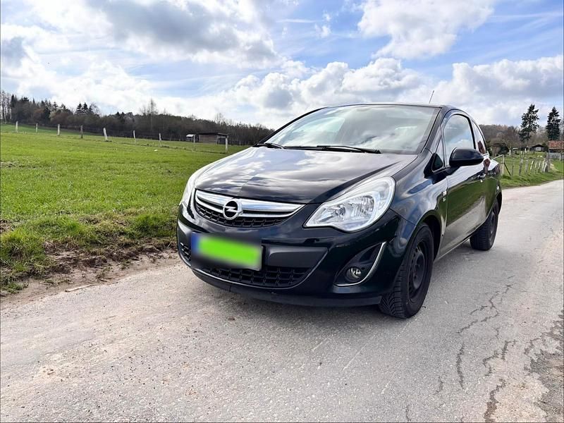 Gebraucht Opel Corsa Edition 90 PS (66 kW) 2012 Schwarz Kleinwagen