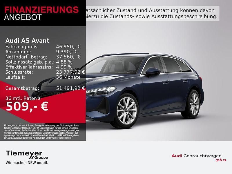 Blau Gebraucht 2025 Audi A5 Ambiente Kombi | 46.950 € - Bild 1/3