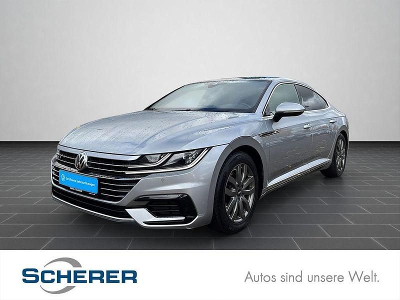 Pyritsilber metallic Gebraucht 2018 VW Arteon R-line Limousine | 23.930 € (Fairer Preis) - Bild 1/4