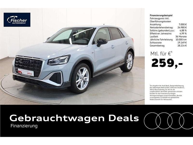 Silber Gebraucht 2022 Audi Q2 S-Line SUV | 31.980 € (Fairer Preis) - Bild 1/4