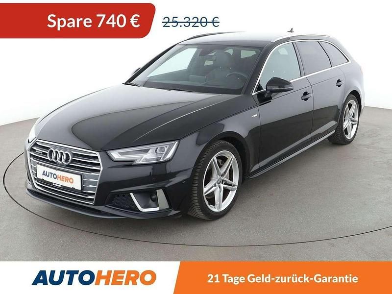 Brillantschwarz Gebraucht 2019 Audi A4 S-Line Kombi | 24.580 € (Guter Preis) - Bild 1/3