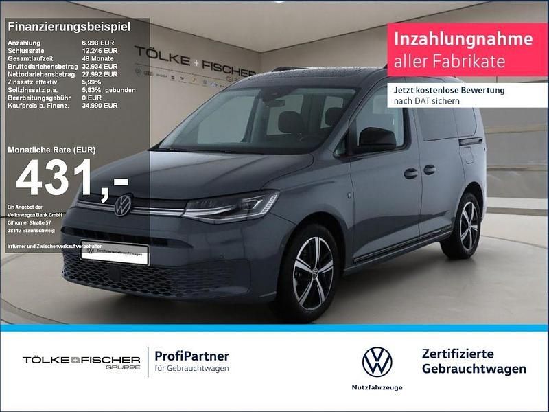 Gebraucht VW Caddy Dark Label 116 PS (85 kW) 2024 Grau Van / Kleinbus