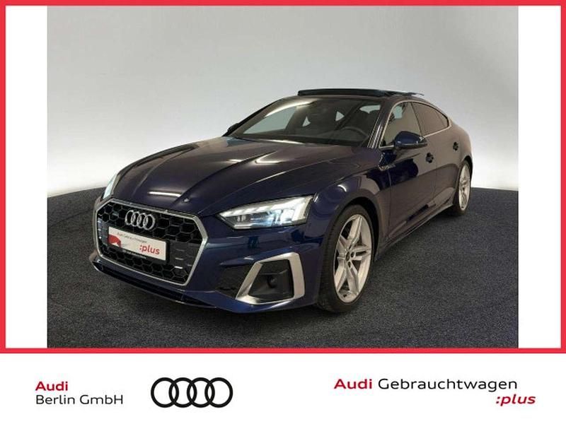 Gebraucht Audi A5 S-Line 204 PS (150 kW) 2022 Navarrablau metallic Coupé