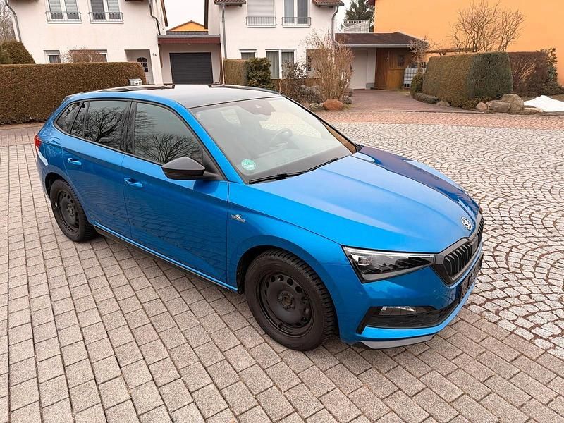 Gebraucht Skoda Scala Monte Carlo 150 PS (110 kW) 2021 Blau Kleinwagen