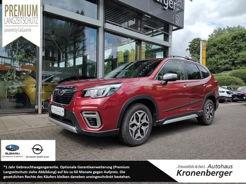 Crimson red (metallic) Gebraucht 2021 Subaru Forester Active SUV | 21.490 € (Superpreis) - Bild 1/4