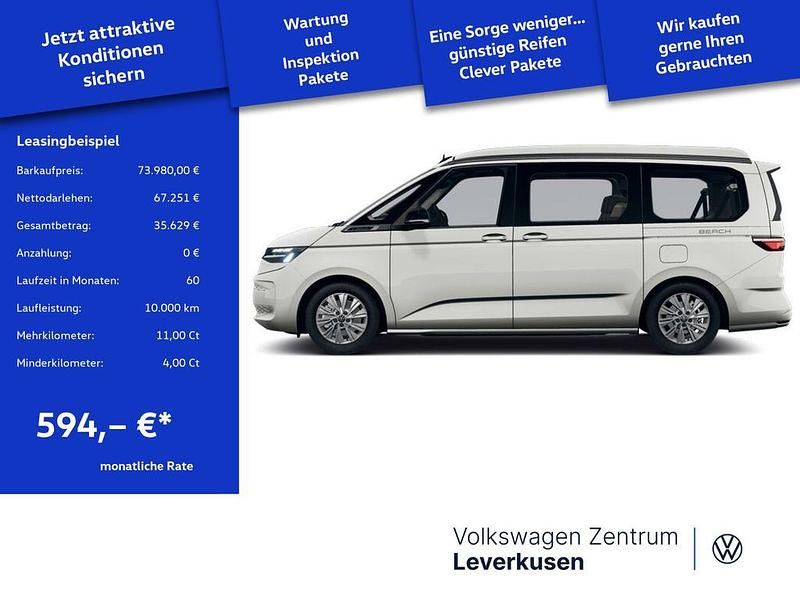 Neu VW California Beach 177 PS (130 kW) 2026 Candy weiss Van