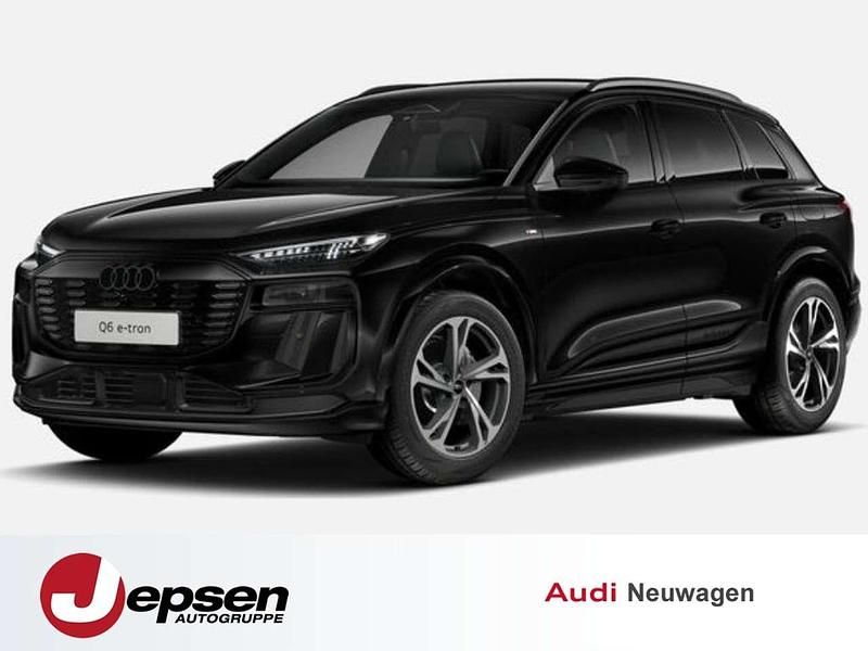 Mythosschwarz metallic Neu 2025 Audi Q6 e-tron Business SUV | 67.030 € (Superpreis) - Bild 1/4