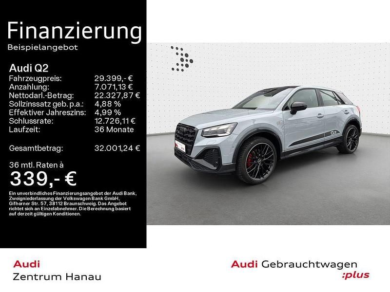 Pfeilgrau perleffekt Gebraucht 2020 Audi Q2 S-Line SUV | 29.399 € - Bild 1/4