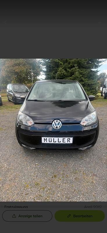 Schwarz Gebraucht 2012 VW up! S Kleinwagen | 6.499 € (Etwas zu teuer) - Bild 1/4