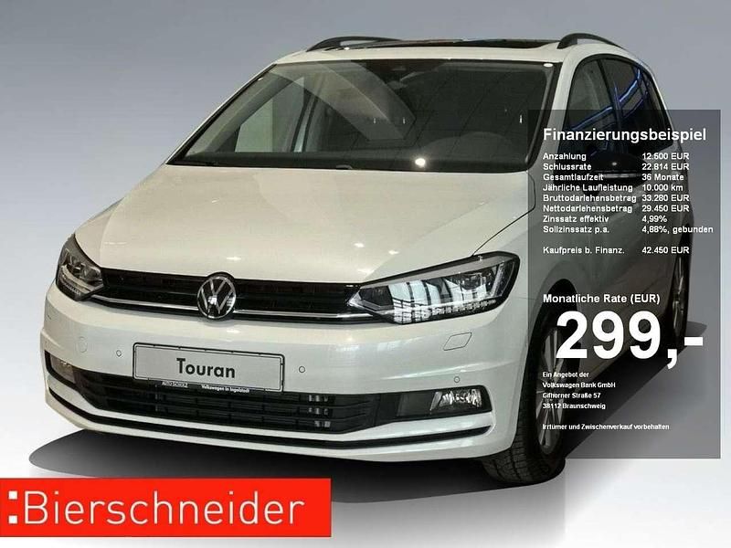 Gebraucht VW Touran Highline 150 PS (110 kW) 2025 Schwarz Van / Kleinbus